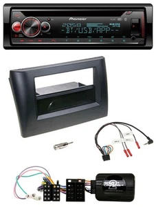Pioneer Lenkrad DAB CD Bluetooth USB Autoradio für Fiat Stilo 01-07 schwarz Abla - Bild 1 von 8
