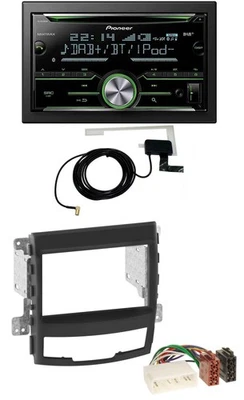 Pioneer CD USB MP3 Bluetooth 2DIN DAB Autoradio für SSangYong Korando 10-13 - Bild 1 von 4