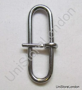 Buckle Sam Browne Brace Loop Buckle Chrome for 52mm Wide Belt R1551 - Picture 1 of 1