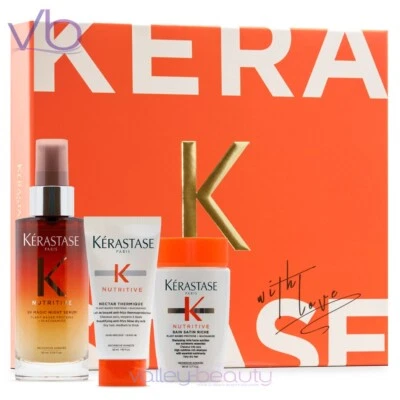 Juego de caja de regalo de belleza nutritiva Kerastase | Explora capacidades con trenzas secas Foto 1 de 4