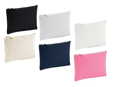 Westford Mill Canvas Cotton Accessory Pouch with Zip - Image 1 of 2