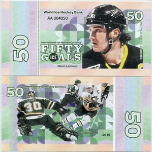 ICE HOCKEY 50 GOALS 2016 FANTASY MARIO LEMIEUX - Picture 1 of 1