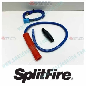 SplitFire 8.8mm Twin Core Motorbike Plug Wire w/ Grounding Wire Cable Earth Kit - Picture 1 of 4