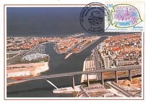 Karte Maximum FDC Frankreich Congres Federation Philatheliques 1994 Martigues n1 - Picture 1 of 2