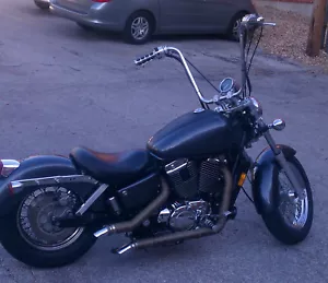 Se adapta a Honda VT 750 1100 Shadow Spirit Ace Chopper Bobber barras de descenso puntales B - Imagen 1 de 6