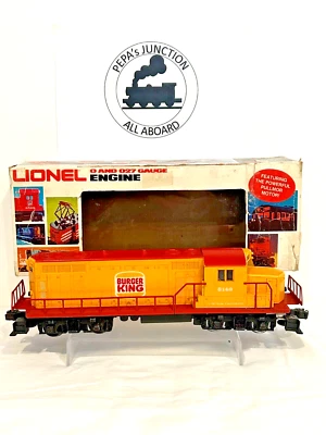 LIONEL 6-8160 #1 BURGER KING - GP-20 PULLMORE MOTOR-4-WD-BLT' 81 LKN-ORIG. BOX - Image 1 of 4