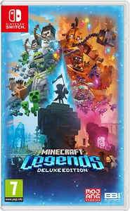 Minecraft Legends Deluxe Edition x Nintendo Switch - BOX ROTTO CARD con DIFETTI - Foto 1 di 8