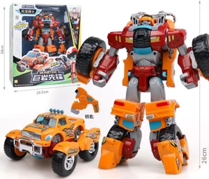 9.5" Tobot V Monster Truck Transform Figure Boys Toy Car Vehicle Robot IN BOX - Picture 1 of 9