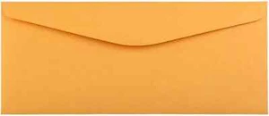 #11 Envelopes - 4 1/2 x 10 3/8 - Brown Kraft Manila - 50/Pack - Picture 1 of 3