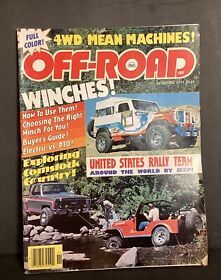Vintage November 1977 OFF-ROAD Magazine Winches, Jeeps, Mustang Mean Machines
