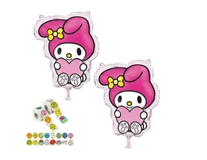 Set Of 2 Hello Kitty My Melody 22'' Balloons Birthday Decorations Supplies - Picture 1 of 1