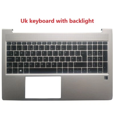 Laptop Palmrest UK Keyboard NEW FOR HP ProBook 450 G8 455 G8 - Image 1 of 2
