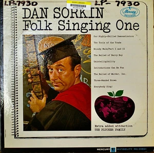 DAN SORKIN: Folk Singing One-1963LP WHITE LABEL PROMO MONO LIVE - Picture 1 of 1
