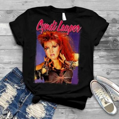 The Music Legend 90s Cyndi Lauper shirt E224 - Image 1 of 3