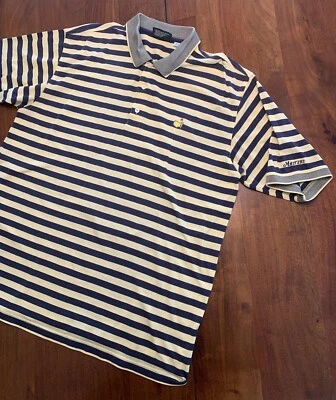 Polo de golf vintage Masters Collection para hombre XL rayas años 60 dos capas Hong Kong Foto 1 de 4