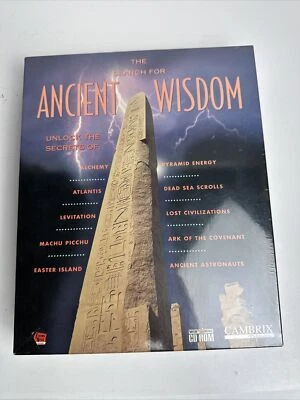 The Search For Ancient Wisdom Big Box CD-ROM Cambrix Publishing SEALED - Image 1 of 3