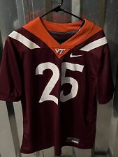 Virginia Tech (VT) Hokies Nike Football Jersey - Men’s Large. Signed
