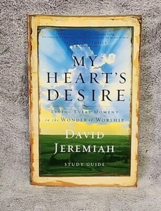 MY HEART'S DESIRE STUDY GUIDE, PAPERBACK, DAVID JEREMIAH - Foto 1 di 2
