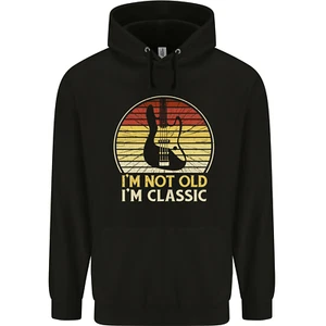 Im Not Old Classic Guitar Rock n Roll Punk Childrens Kids Hoodie - Picture 1 of 31