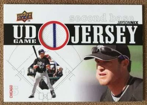 2010 Upper Deck UD Game Jersey #UDGJ-JN Jayson Nix Chicago White Sox Relic Card - Picture 1 of 2