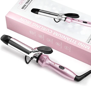 Travel Mini Curling Iron, Dual Voltage Curling Iron up to 450°F for Short Hair,N - Picture 1 of 6