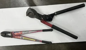 hk porter ratcheting cutters 28" series 2000 24" Lot Of 2 - Picture 1 of 15