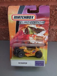 Matchbox Euro Edition Scraper - Yellow / Black SEALED in Blister Pack - Picture 1 of 2