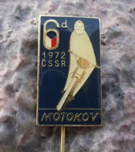 1972 ISDT International 6 Six Day Event Motorcycle MX Enduro Race Pin Badge - Picture 1 of 6