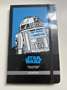 Moleskine ruled notebook 5x8.25 Star Wars R2D2 Limited Edition - Picture 1 of 2