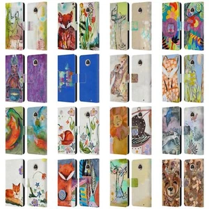 OFFICIAL WYANNE ANIMALS LEATHER BOOK WALLET CASE COVER FOR MOTOROLA PHONES - Picture 1 of 22