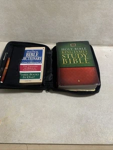 THE KING JAMES STUDY BIBLE - King James Version - 1988 Thomas Nelson HC mit Etui - Bild 1 von 14