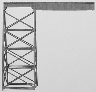 Micro Engineering 75-542 N 120' Length Extension Tall Steel Viaduct - Image 1 of 1