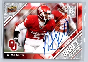 2009 Upper Deck Draft Edition #99 Nic Harris Autographs Silver - Picture 1 of 2