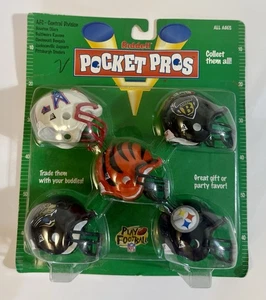 1997 Riddell Pocket Pros AFC Central Oilers Ravens Bengals Jaguars Steelers NFL - Picture 1 of 12