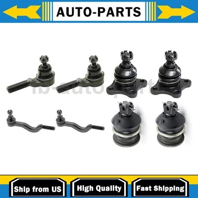 Extremos de varilla de amarre delanteros y rótula para Dodge Ram 50 3,0 L tracción trasera 1990-1991 8x Foto 1 de 4