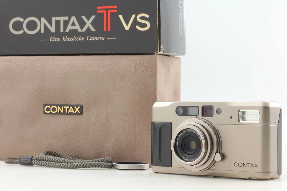 LCD Works!! [MINT in Box] Contax TVS Point & Shoot 35mm Film Camera From JAPAN - Image 1 of 4