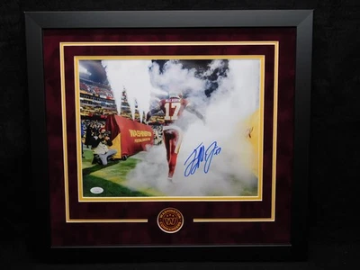 Terry McLaurin Signed Autograph Framed 11x14 Photo Washington Commanders JSA COA - Image 1 of 2