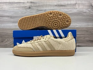 NEW Women's Adidas Samba OG Sand Beige Gum Soles | Multi Size | JR9446 Originals - Picture 1 of 13