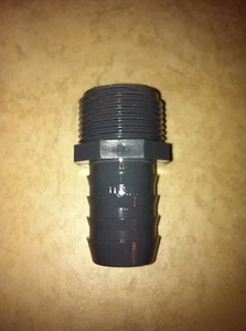 1" Male NPT x 1" Barb Barbed Insert Poly Water Well Pipe Adapter PVC - Bild 1 von 1