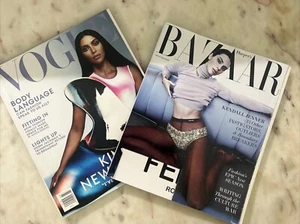 Harper Bazaar Kendall Jenner September 2023 & Vogue Kim Kardashian 2022 - Foto 1 di 6