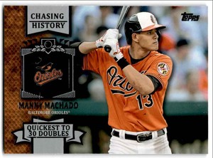2013 Topps Update Chasing History Manny Machado. Baltimore Orioles #CH-148