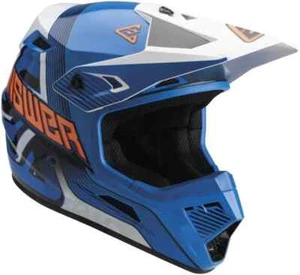 Answer Racing AR1 Vendetta Motorcycle Helmet Blue MX Off-road ATV BMX MTB XXL - Picture 1 of 1