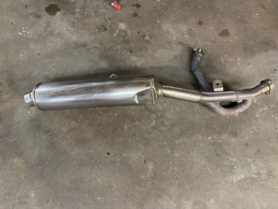 Suzuki SV650S SV650 SV 650 S 99 00 01 02 OEM escape silenciador colector Foto 1 de 4