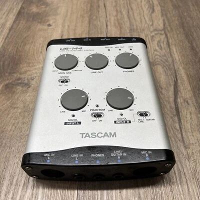 TASCAM US-144 USB 2.0 Audio Recording Midi Interface - Image 1 of 4
