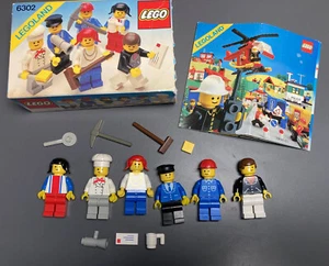 LEGO Legoland 6301 Town Mini-Figuras de colección 1982 con caja e instrucciones completas - Imagen 1 de 10