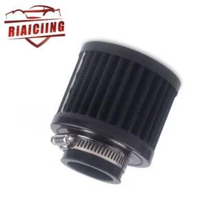 35mm Black Universal Air Filter Replace for Motorcycle/Bike/Oil Catch Tank New - Picture 1 of 7