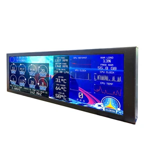 7.84" 400x1280 IPS mini Black LCD Monitor ,for DIY Sub Screen,PC Case Display - Picture 1 of 5