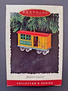 1996 Hallmark Keepsake Sammlung Ornament Weihnachtszeit zentrale Postauto - Neu im Karton - Bild 1 von 2