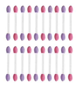 30 Disposable Dual Sides Eyeshadow Dual Brushes Sponge Tipped Makeup Applicators - Picture 1 of 4