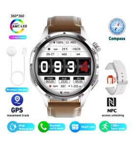 Montre connectée GT5 Pro pour homme, GPS, écran AMOLED 360x360 - Photo 1/1